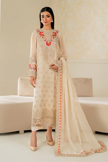 Baroque | Luxury Pret 25 | EMBROIDERED CHIFFON PR-1145 - House Of Hania