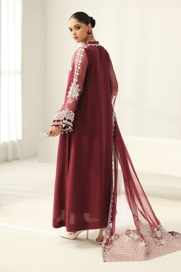 Baroque | Luxury Pret 25 | EMBROIDERED CHIFFON PR-1160 - House Of Hania