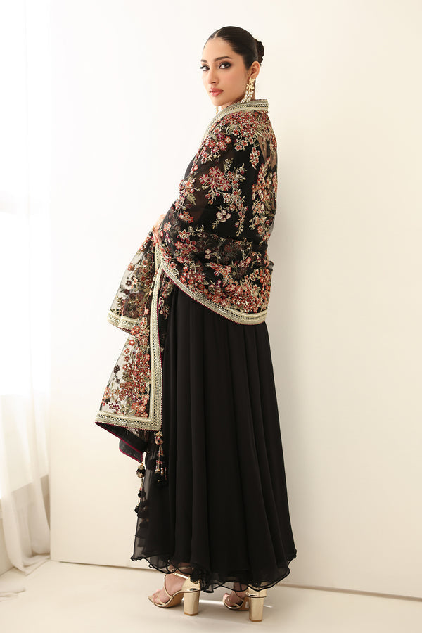 Baroque | Luxury Pret 25 | EMBROIDERED CHIFFON PR-1161 - House Of Hania