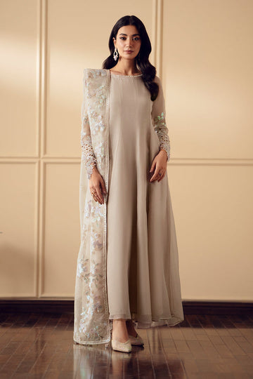 Baroque | Luxury Pret 25 | EMBROIDERED CHIFFON PR-893 - House Of Hania