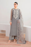 Baroque | Luxury Pret 25 | EMBROIDERED CHIFFON PR-991 - House Of Hania