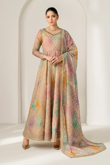Baroque | Luxury Pret 25 | EMBROIDERED COTTON PATTI PR-1138 - House Of Hania