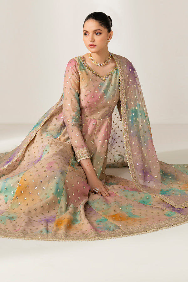 Baroque | Luxury Pret 25 | EMBROIDERED COTTON PATTI PR-1138 - House Of Hania