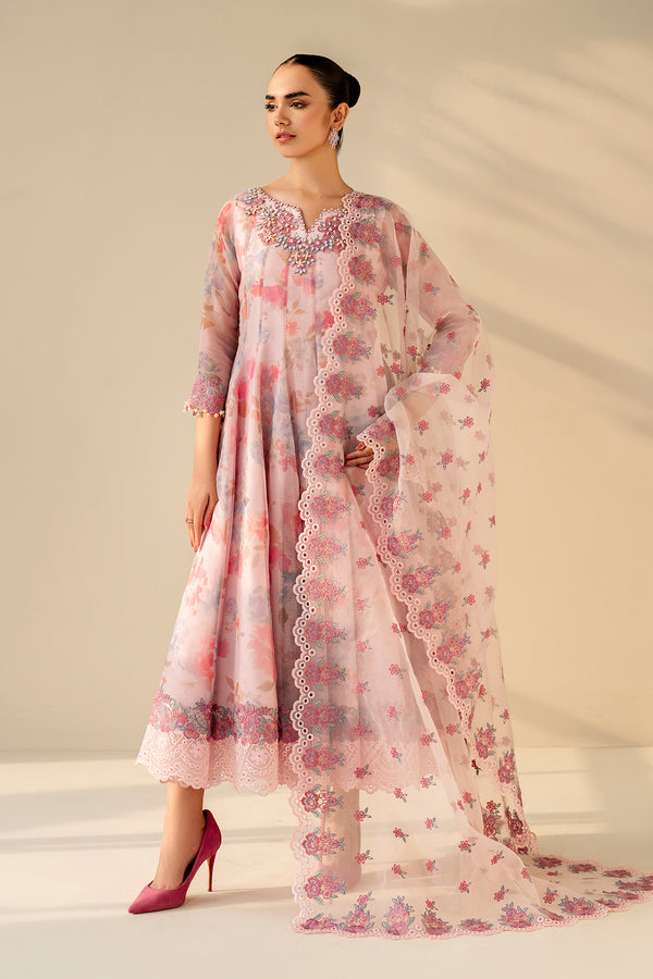Baroque | Luxury Pret 25 | EMBROIDERED COTTON PATTI PR-1179 - House Of Hania