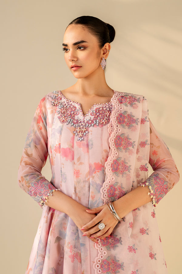 Baroque | Luxury Pret 25 | EMBROIDERED COTTON PATTI PR-1179 - House Of Hania