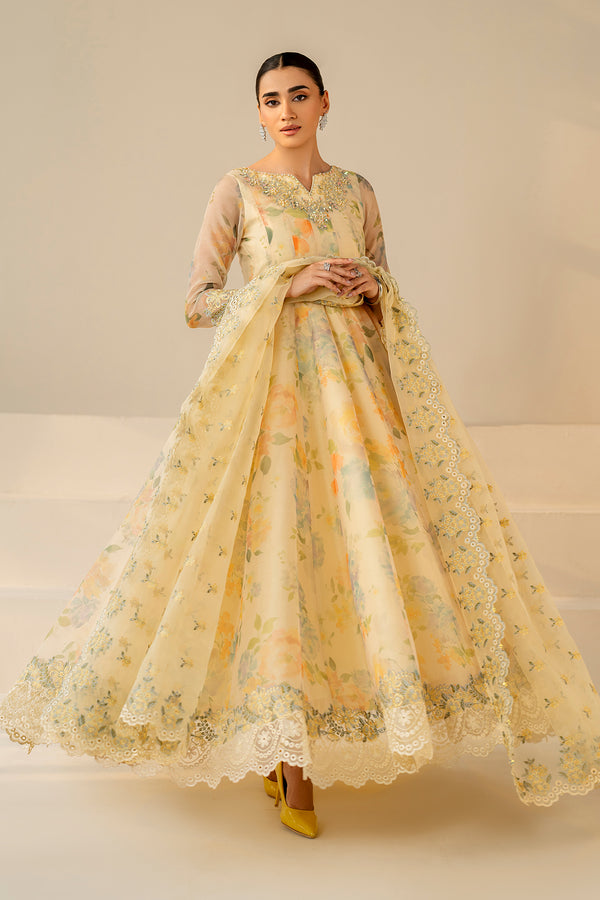 Baroque | Luxury Pret 25 | EMBROIDERED COTTON PATTI PR-1180 - House Of Hania