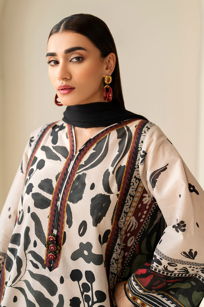 Chiffon Suit (3-Piece) by Baroque – UF-4199, Photo 3