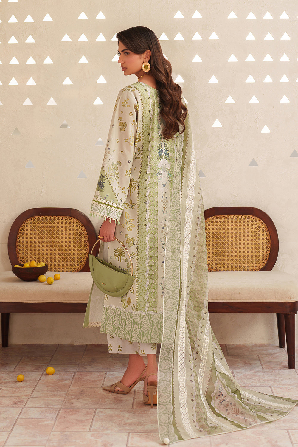Organza Suit (3-Piece) by Baroque – UF-4406, Photo 2