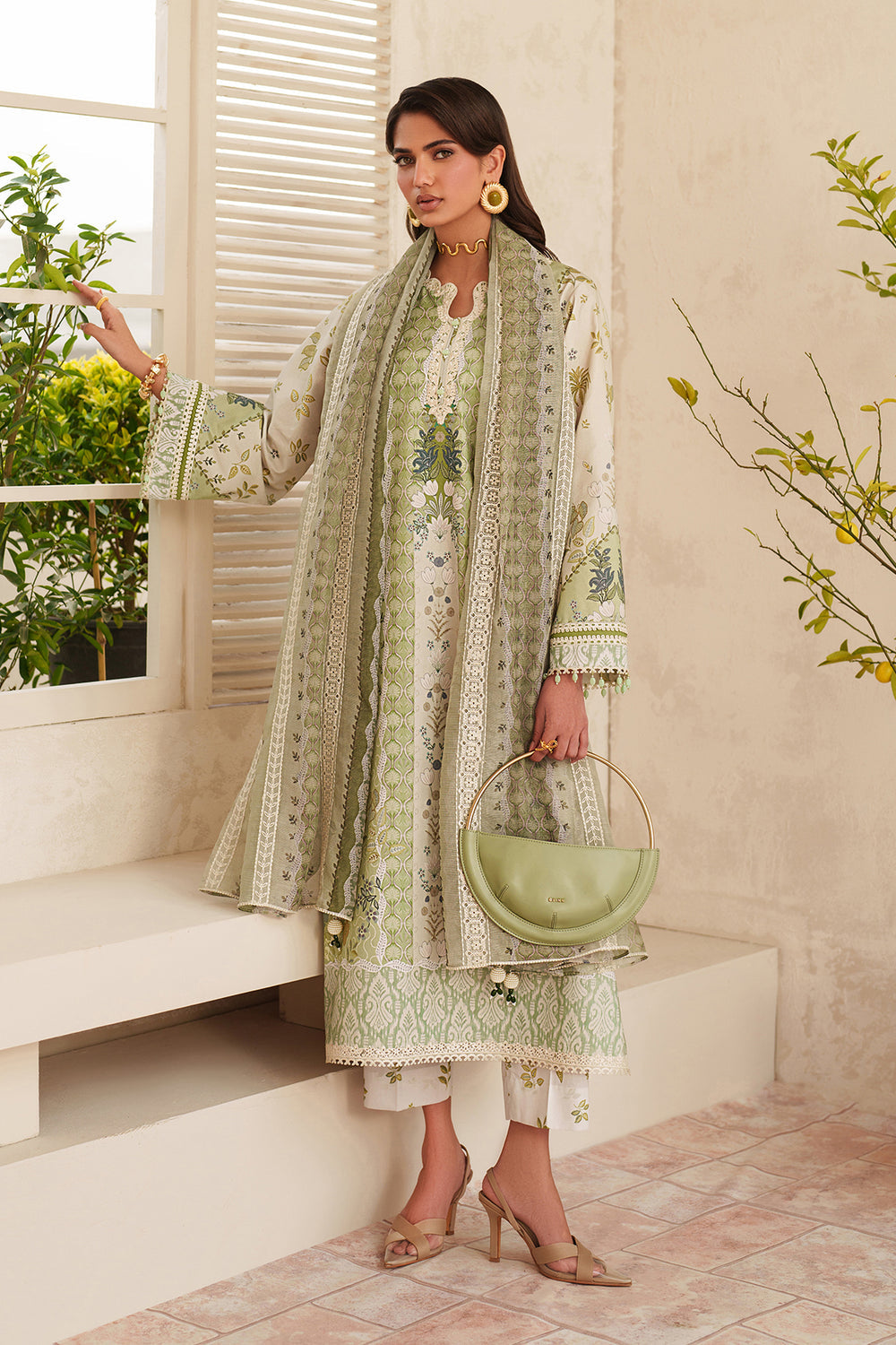 Organza Suit (3-Piece) by Baroque – UF-4406, Photo 5