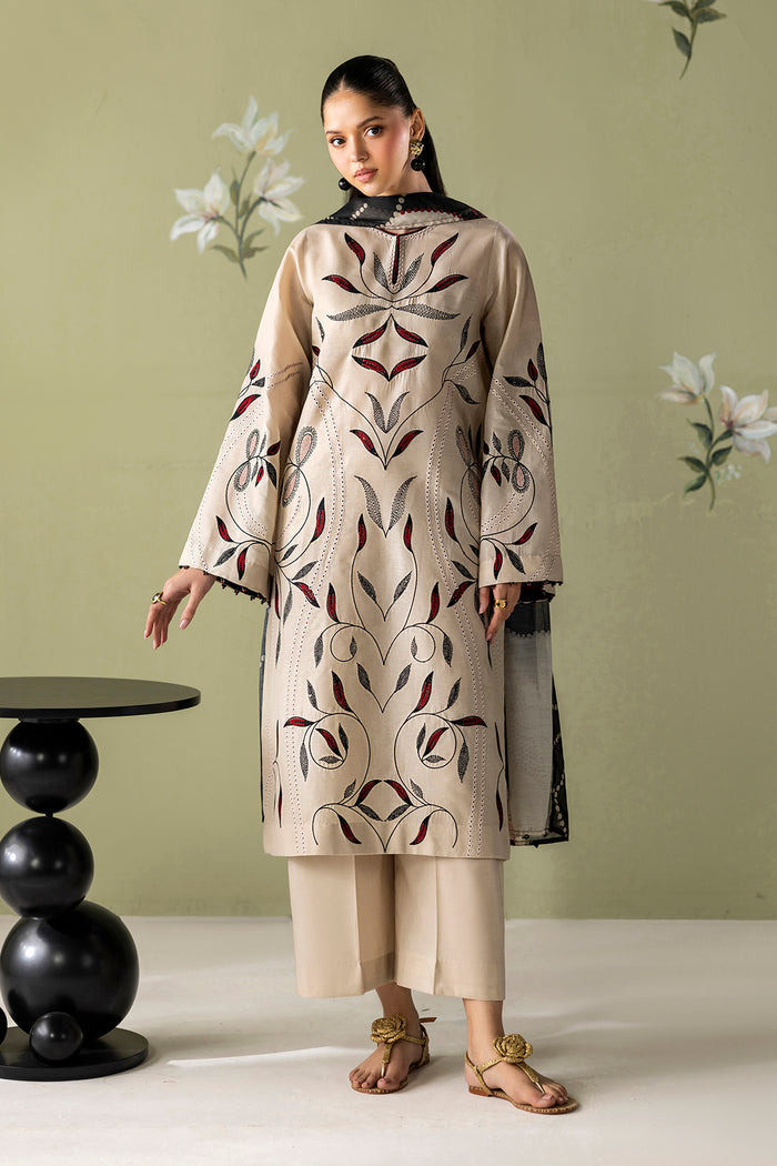 Lawn Suit (3-Piece) by Baroque – UF-4418