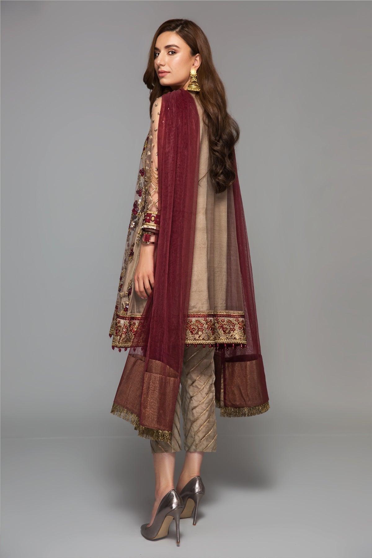 Chiffon Suit (3-Piece) by Baroque – SF-14, Photo 2
