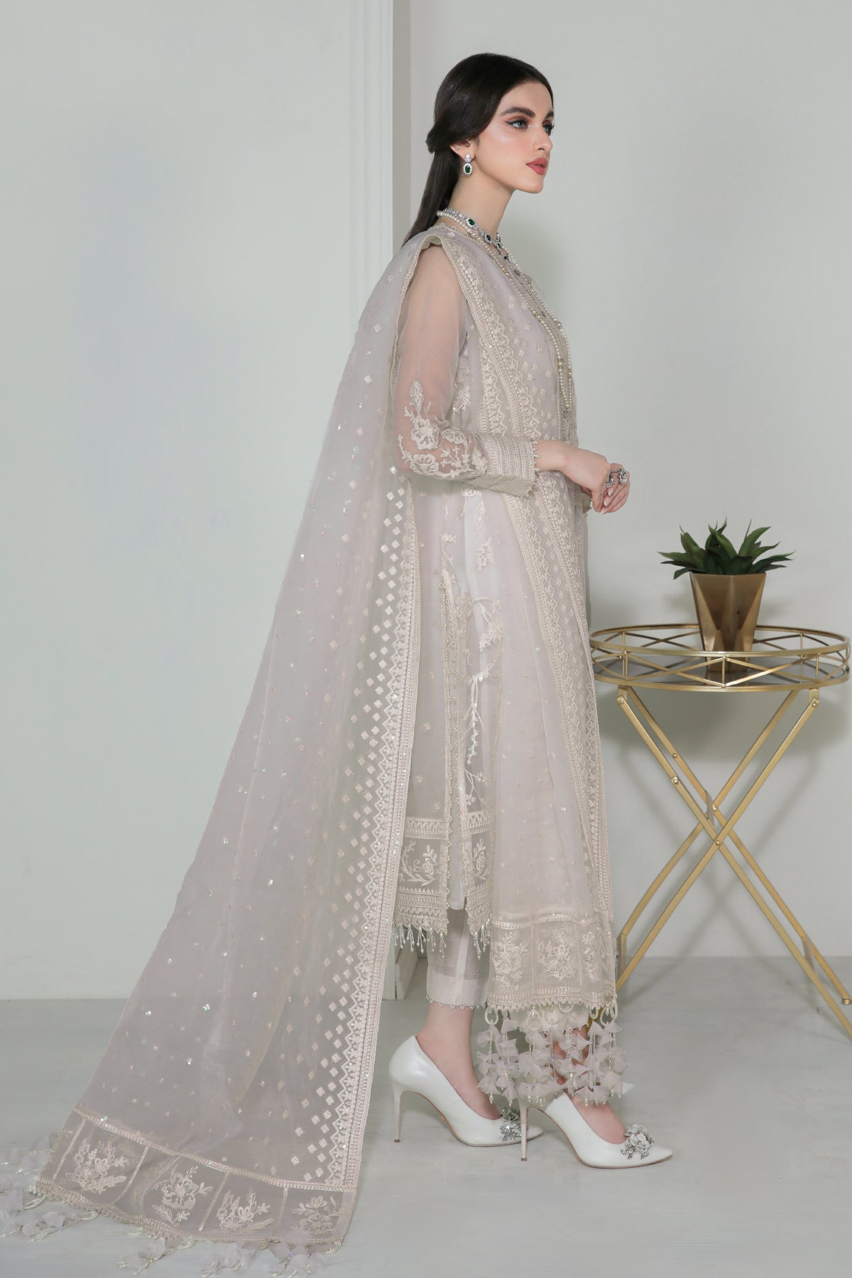 Organza Suit (3-Piece) by Baroque – SF-186, Photo 4