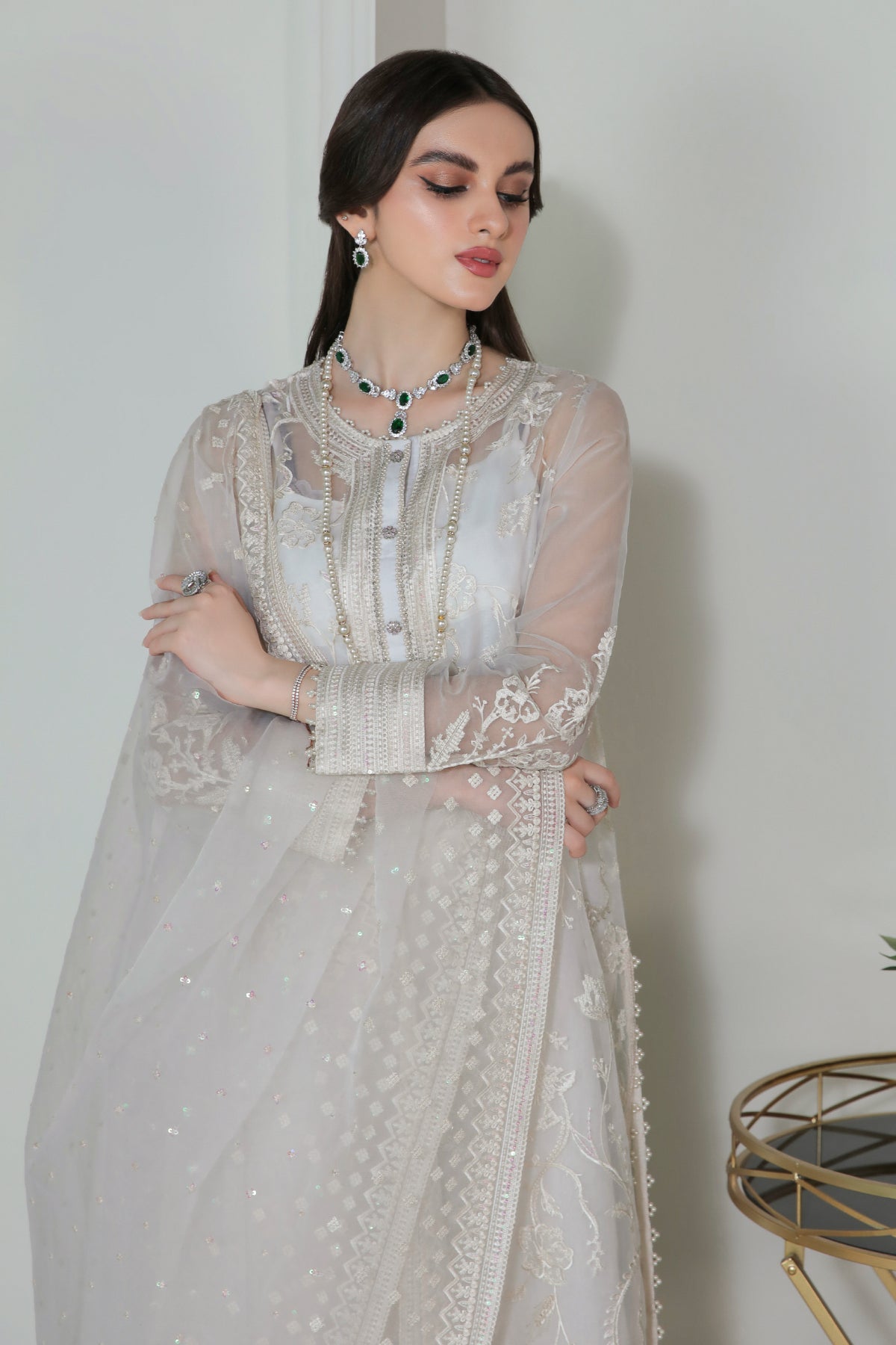 Organza Suit (3-Piece) by Baroque – SF-186, Photo 5