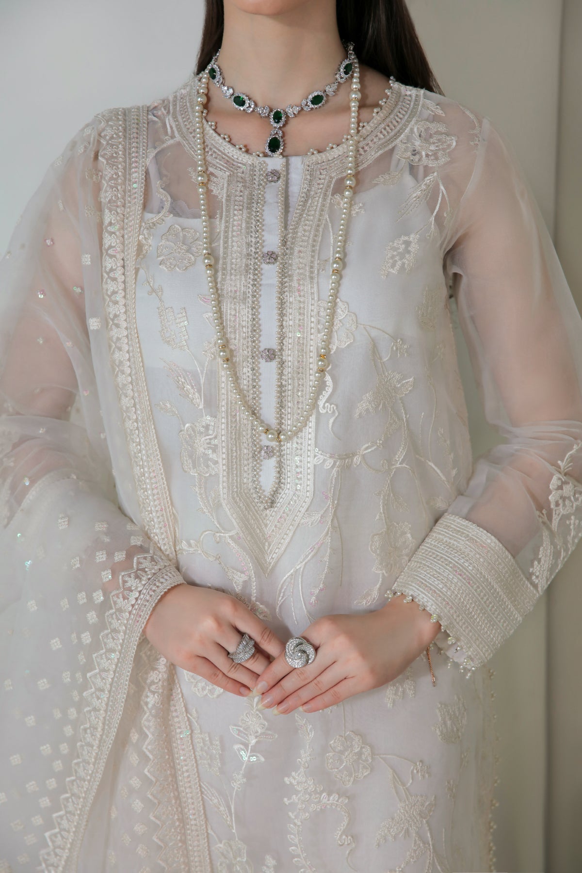 Organza Suit (3-Piece) by Baroque – SF-186, Photo 7