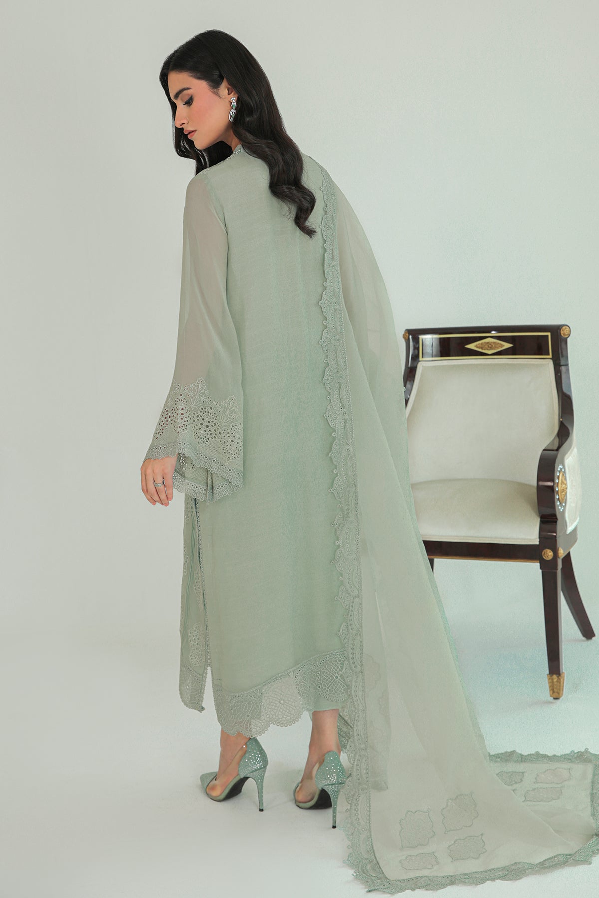 Organza Suit (3-Piece) by Baroque – SF-234, Photo 2