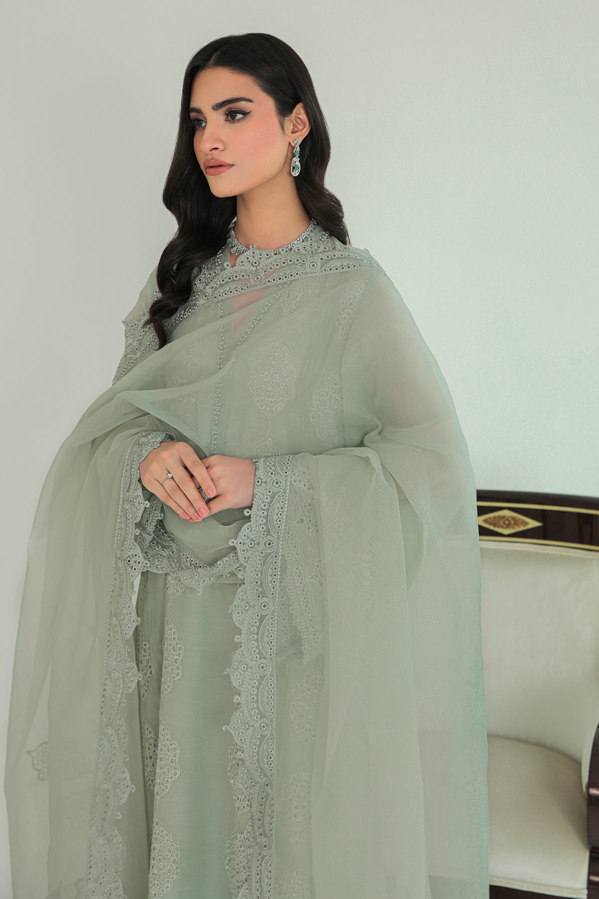 Organza Suit (3-Piece) by Baroque – SF-234, Photo 3