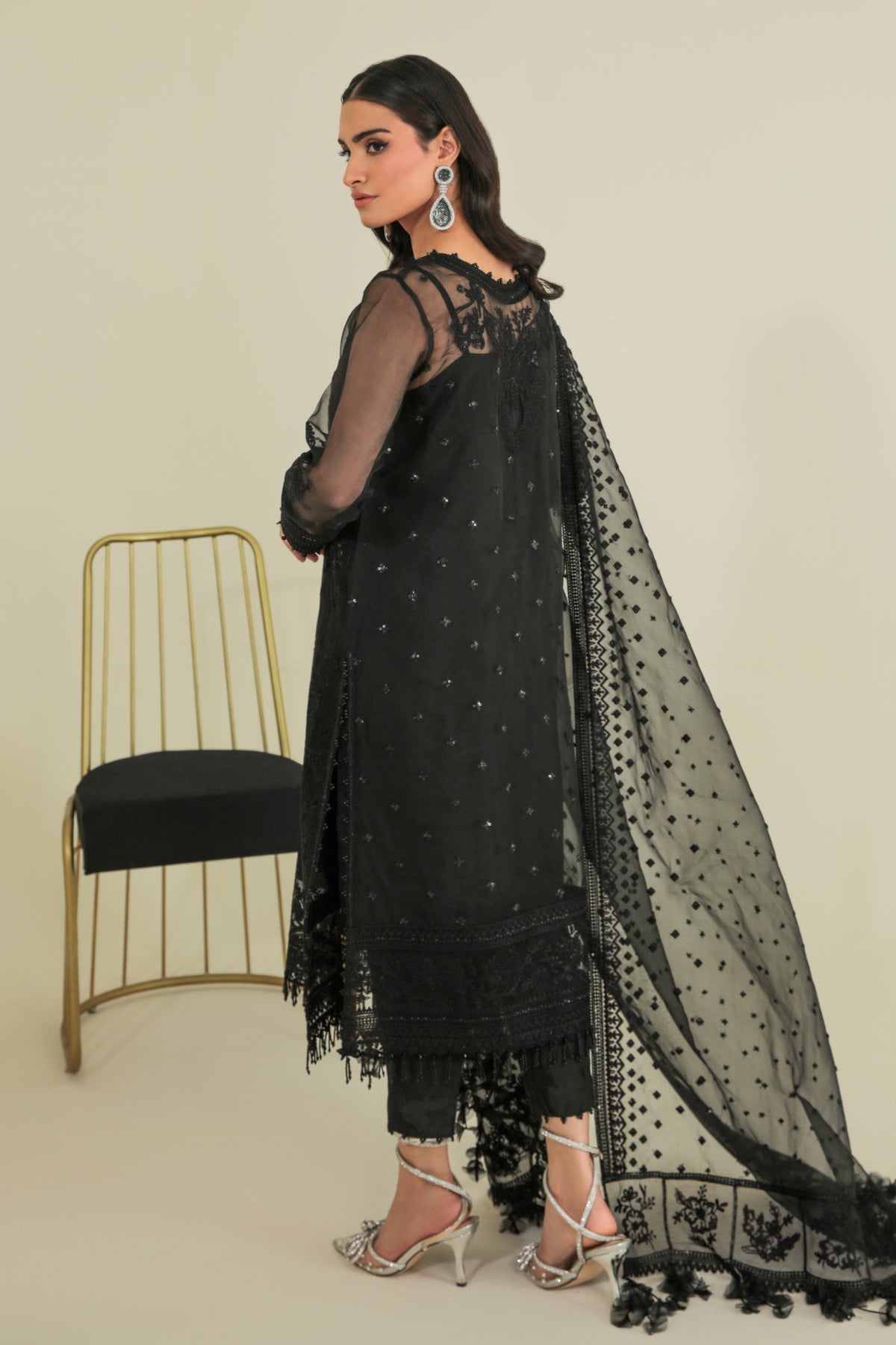 Organza Suit (3-Piece) by Baroque – SF-235, Photo 3