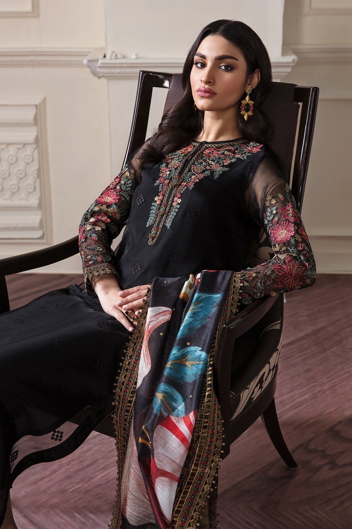 Organza Suit (3-Piece) by Baroque – SF-290, Photo 6