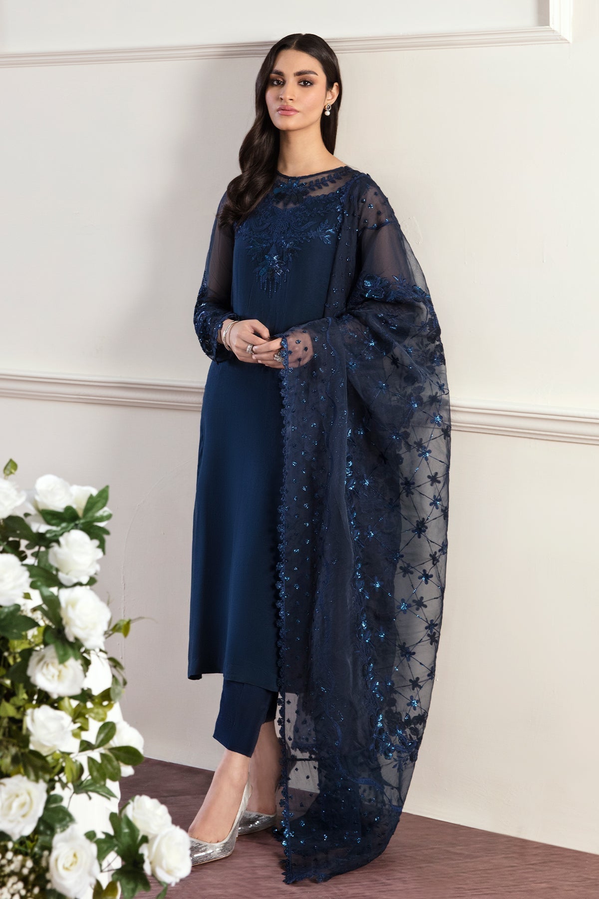 Organza Suit (3-Piece) by Baroque – SF-292