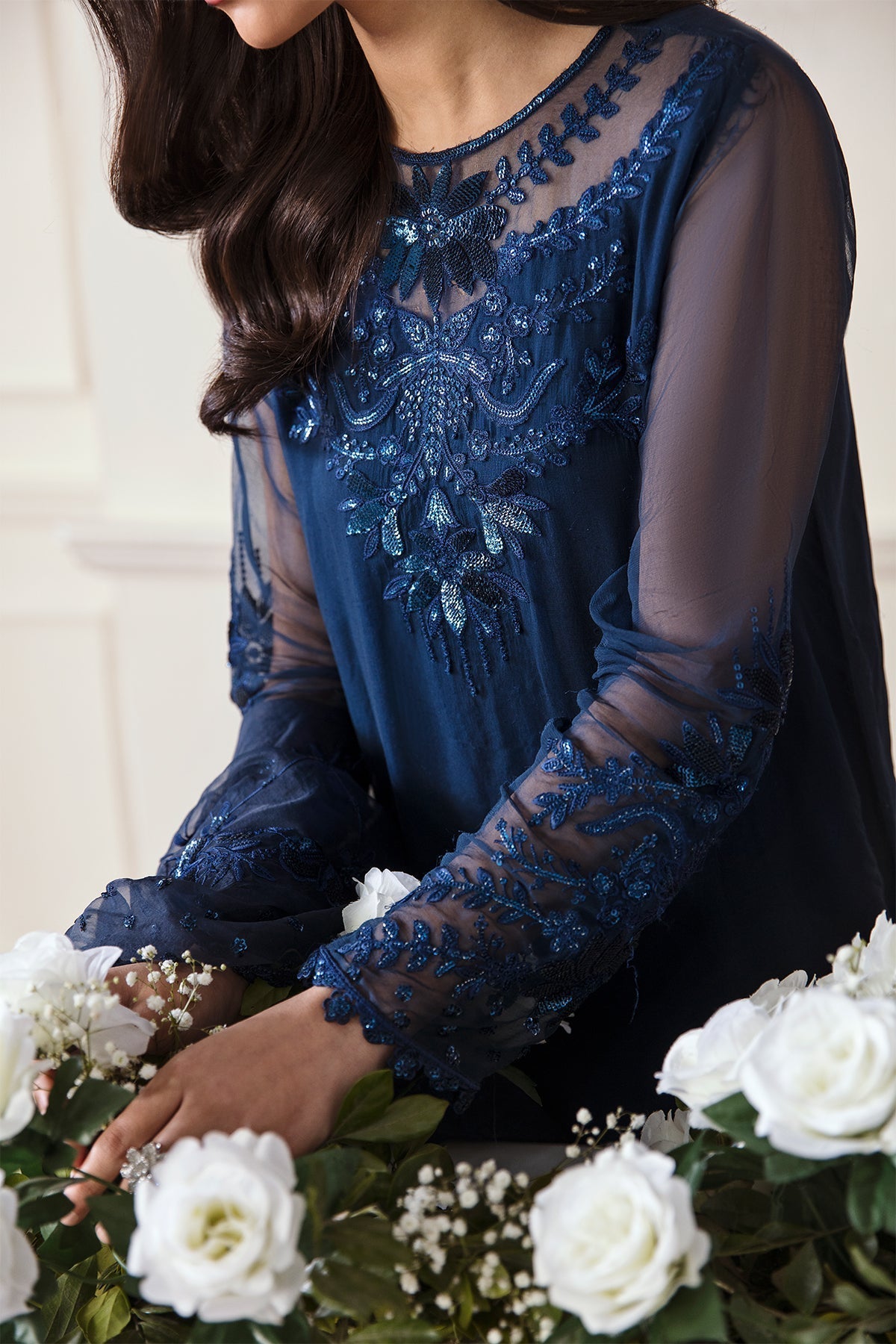 Organza Suit (3-Piece) by Baroque – SF-292, Photo 3