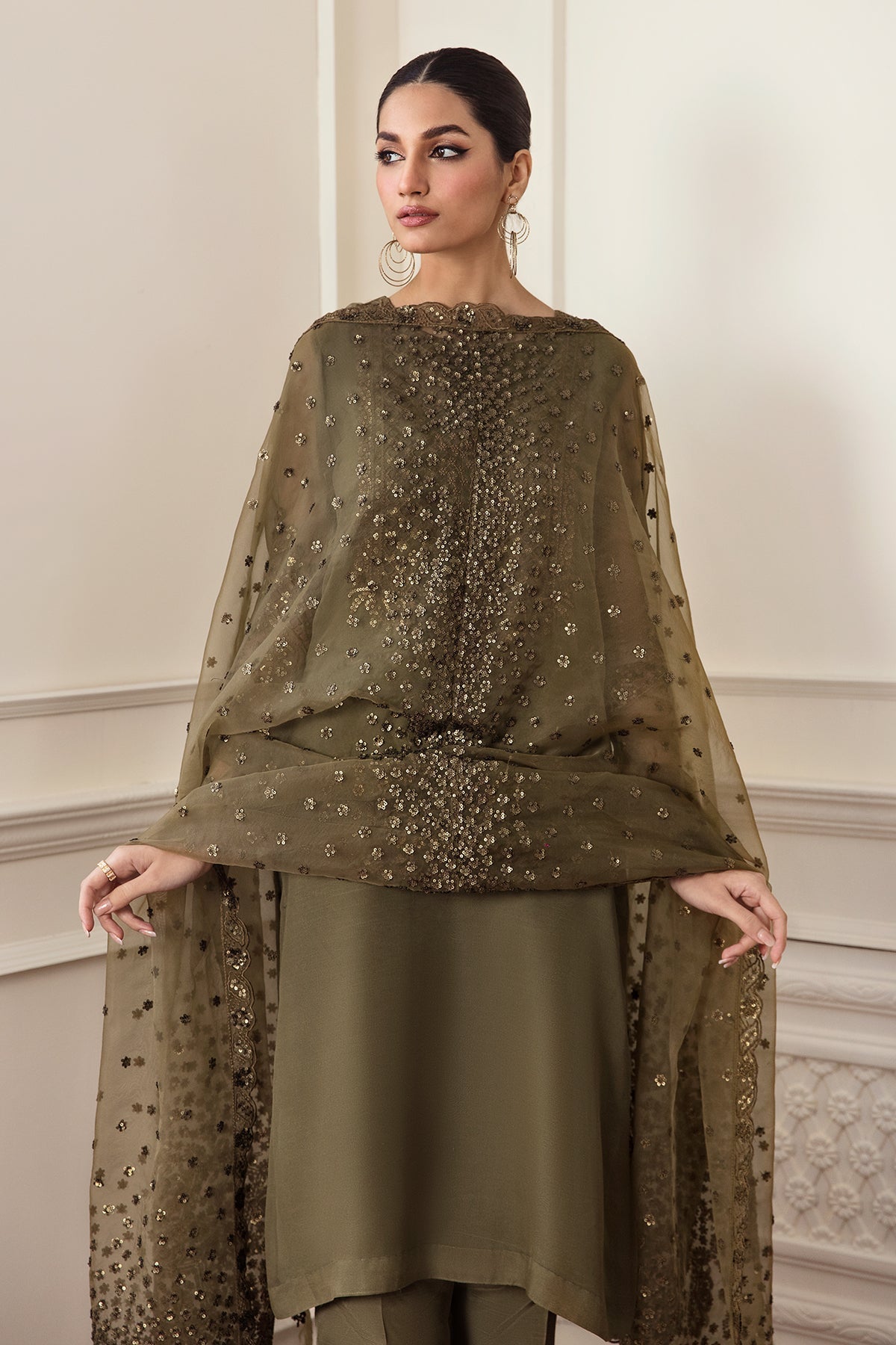 Organza Suit (3-Piece) by Baroque – SF-295, Photo 2