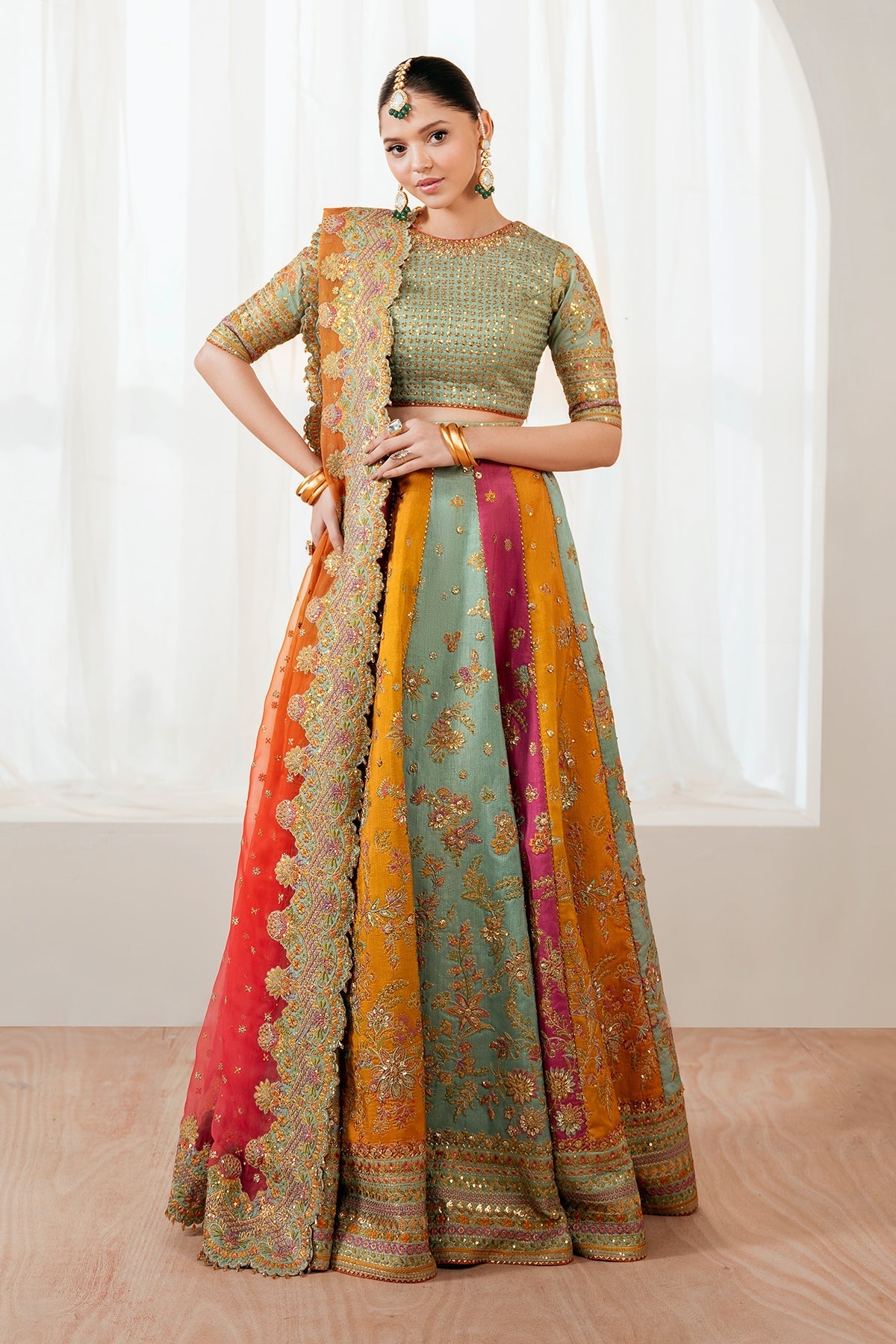Raw Silk Suit (2-Piece) by Baroque – SF-4036