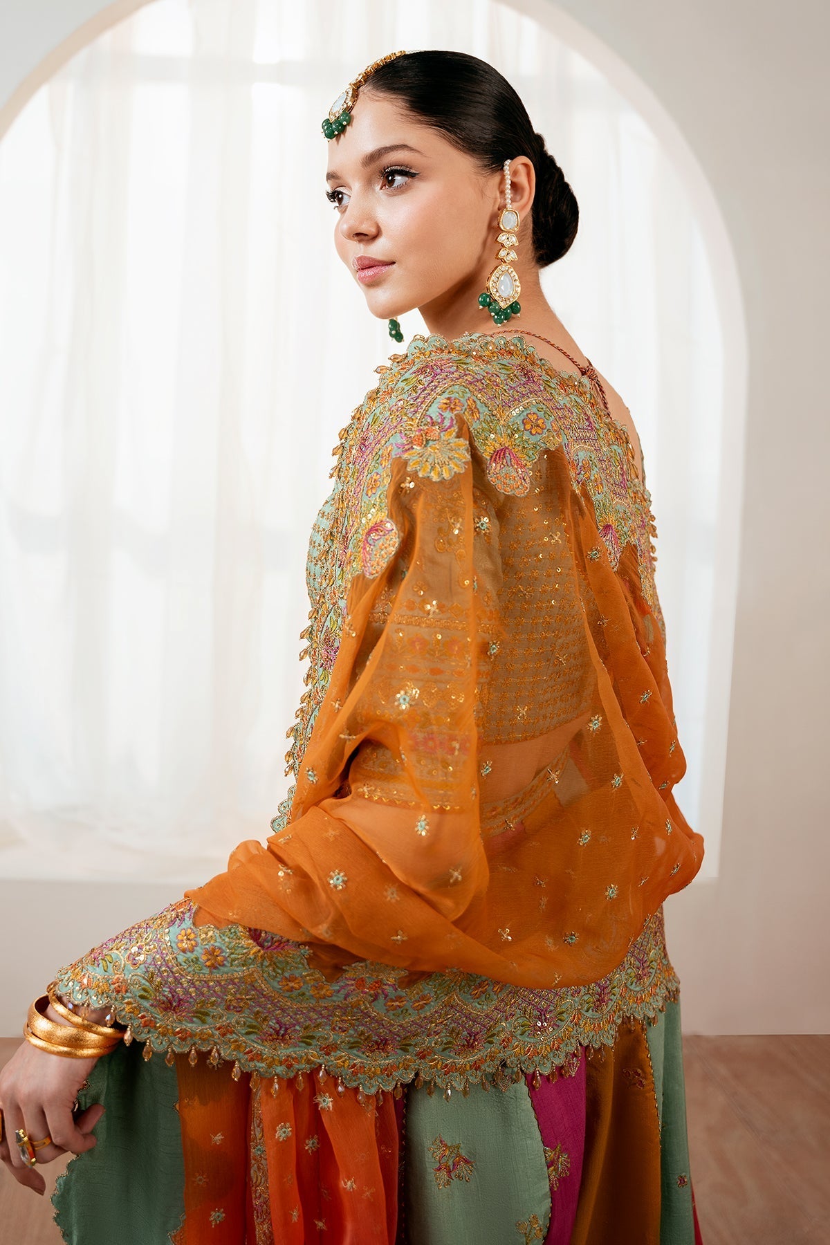 Raw Silk Suit (2-Piece) by Baroque – SF-4036, Photo 4