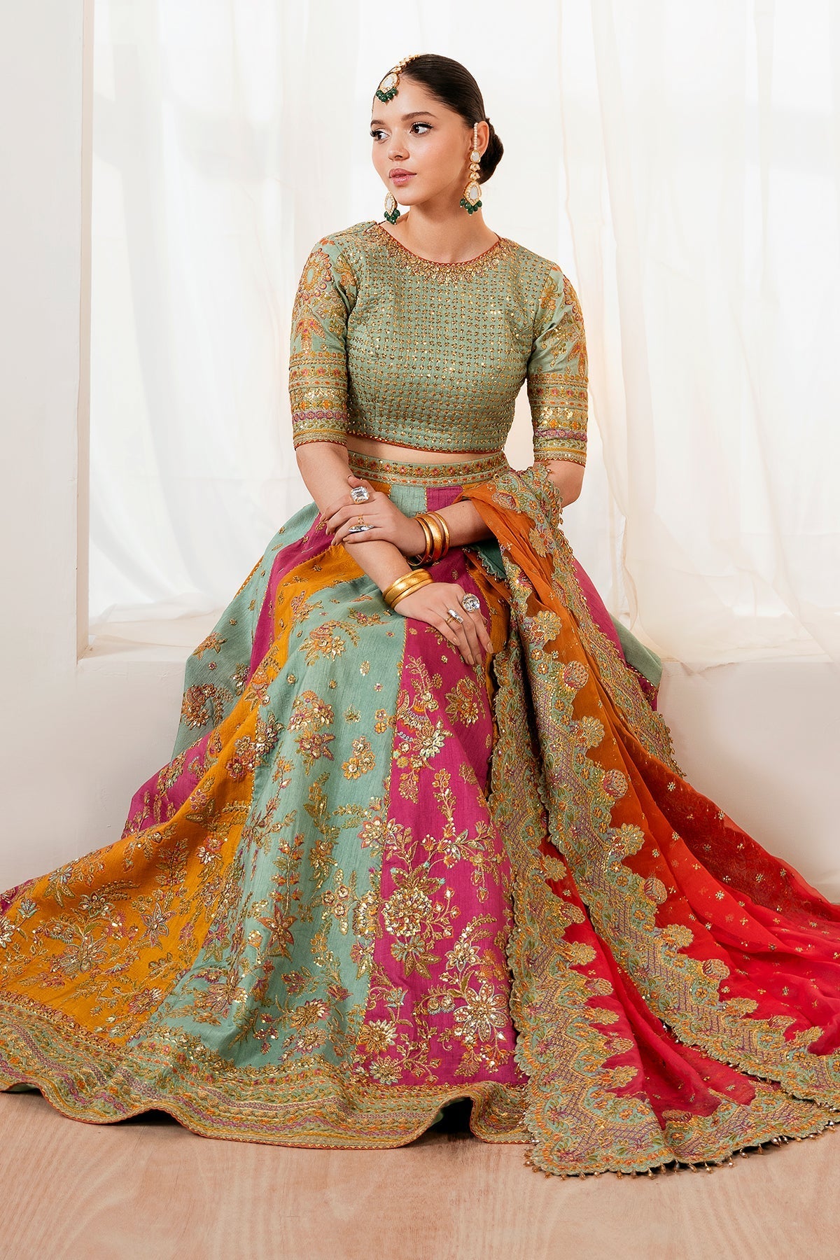 Raw Silk Suit (2-Piece) by Baroque – SF-4036, Photo 5