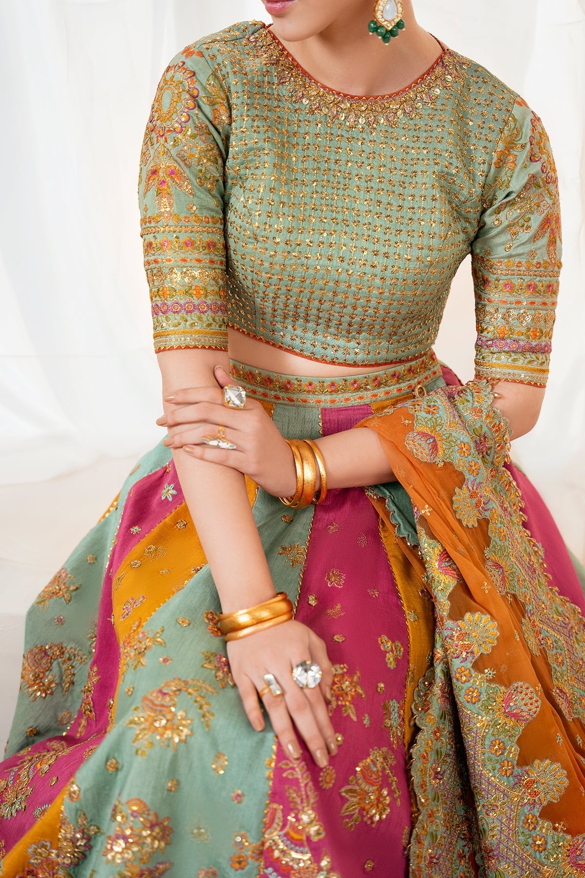 Raw Silk Suit (2-Piece) by Baroque – SF-4036, Photo 6