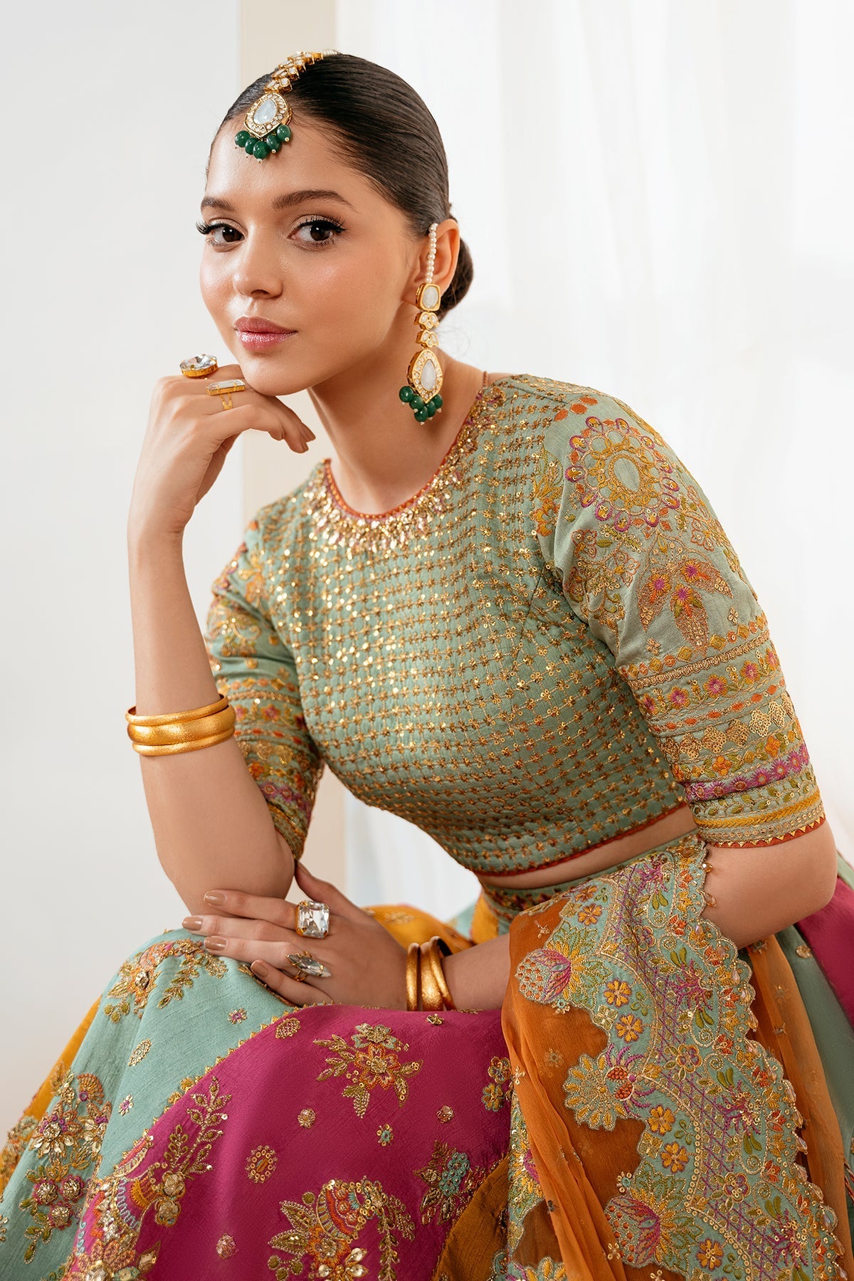 Raw Silk Suit (2-Piece) by Baroque – SF-4036, Photo 7