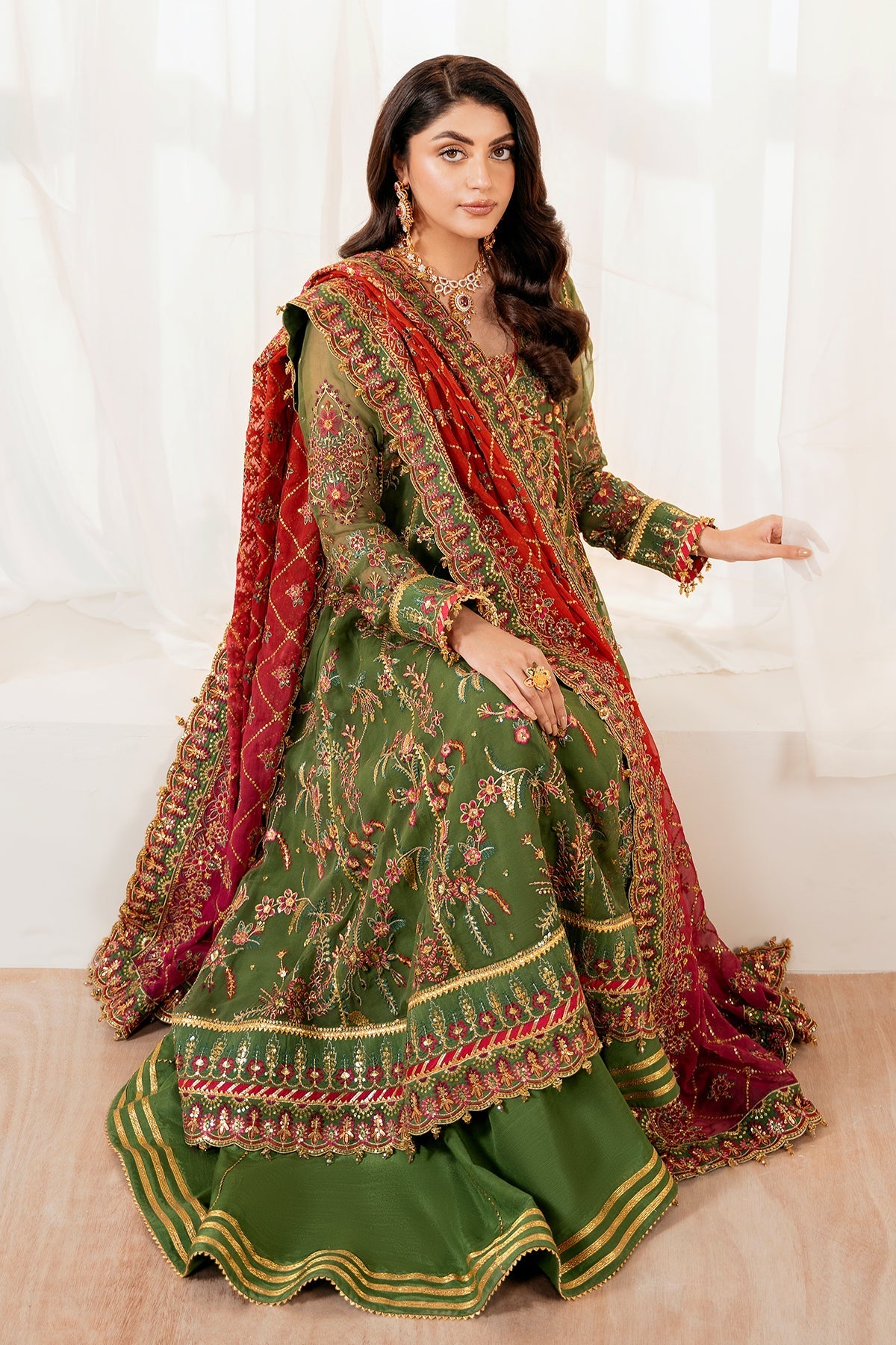 Organza Suit (3-Piece) by Baroque – SF-4037, Photo 3