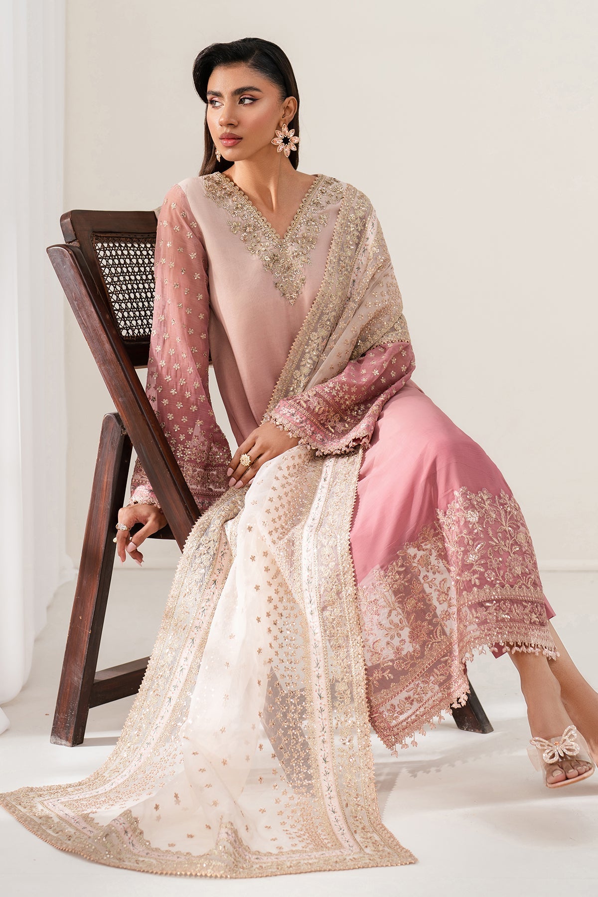 Organza Suit (3-Piece) by Baroque – SF-4135, Photo 7
