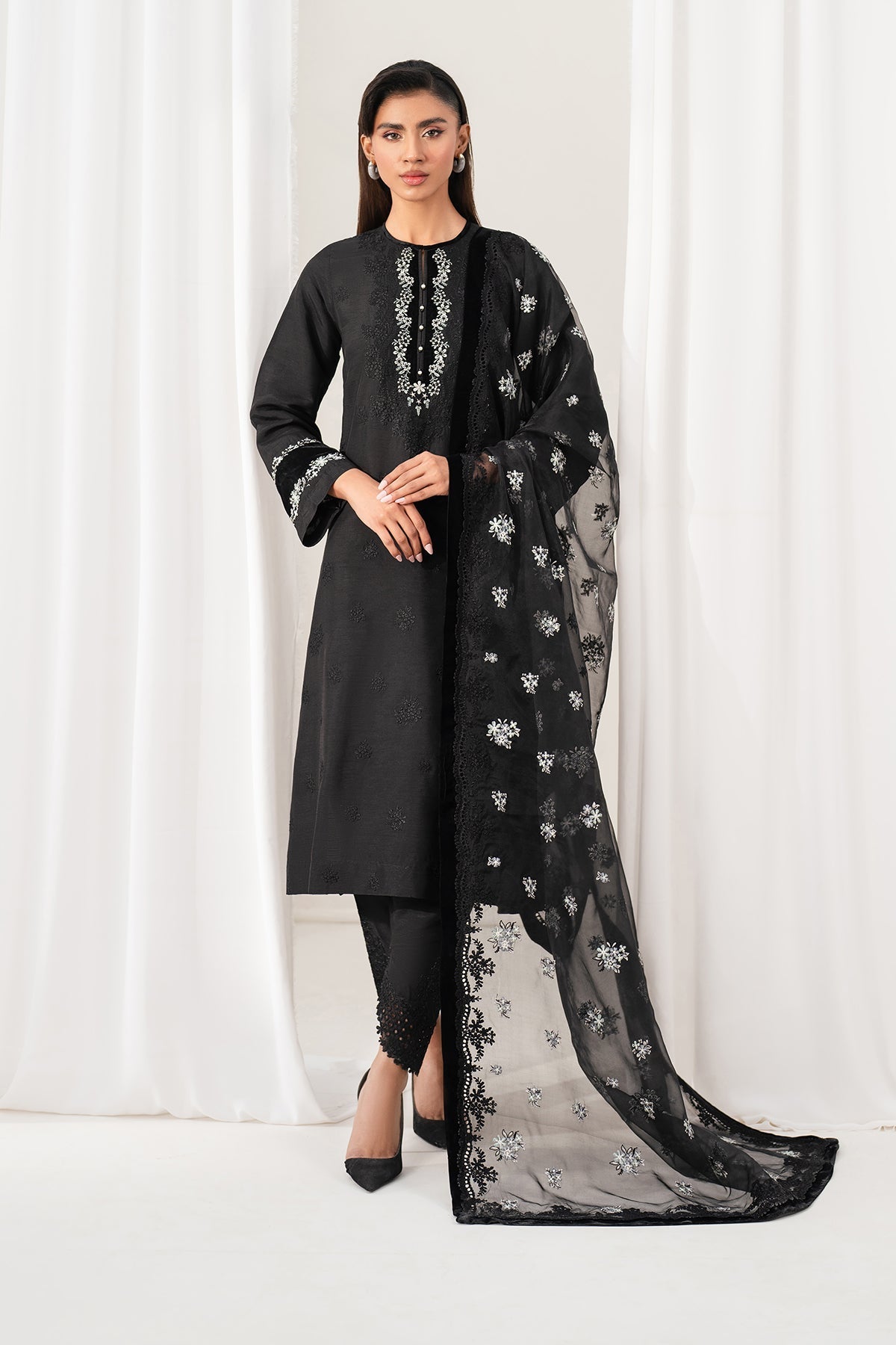 Raw Silk Suit (3-Piece) by Baroque – SF-4137