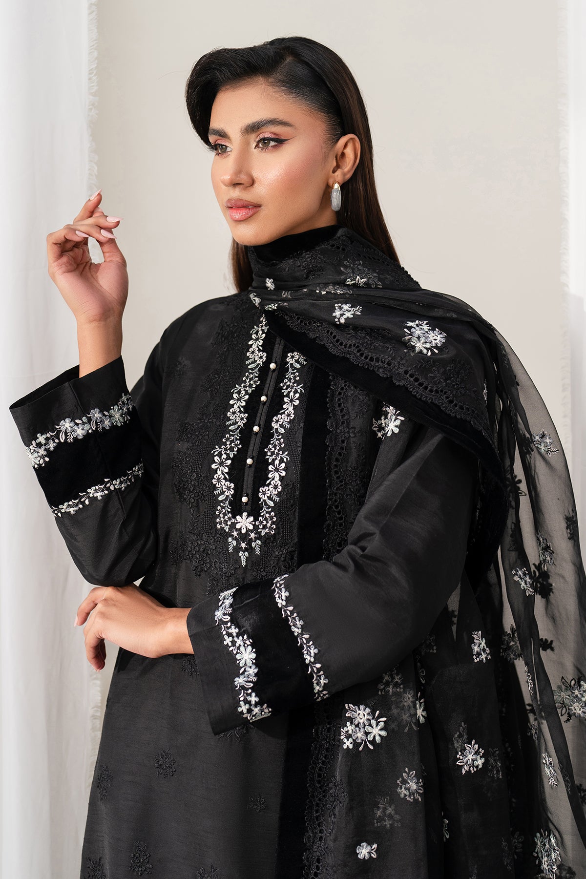 Raw Silk Suit (3-Piece) by Baroque – SF-4137, Photo 3