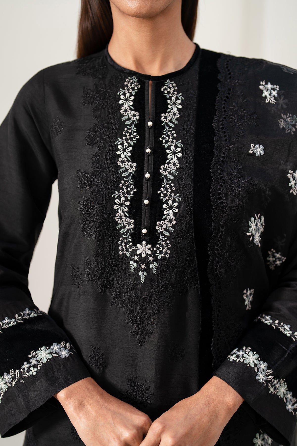 Raw Silk Suit (3-Piece) by Baroque – SF-4137, Photo 4
