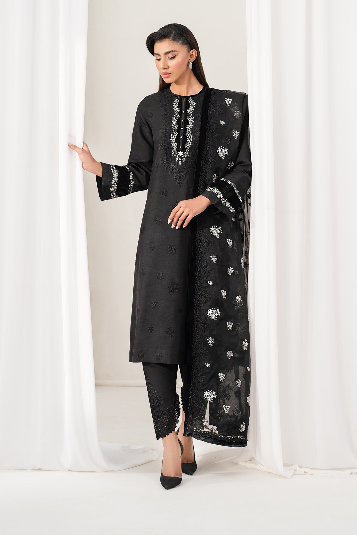 Raw Silk Suit (3-Piece) by Baroque – SF-4137, Photo 6