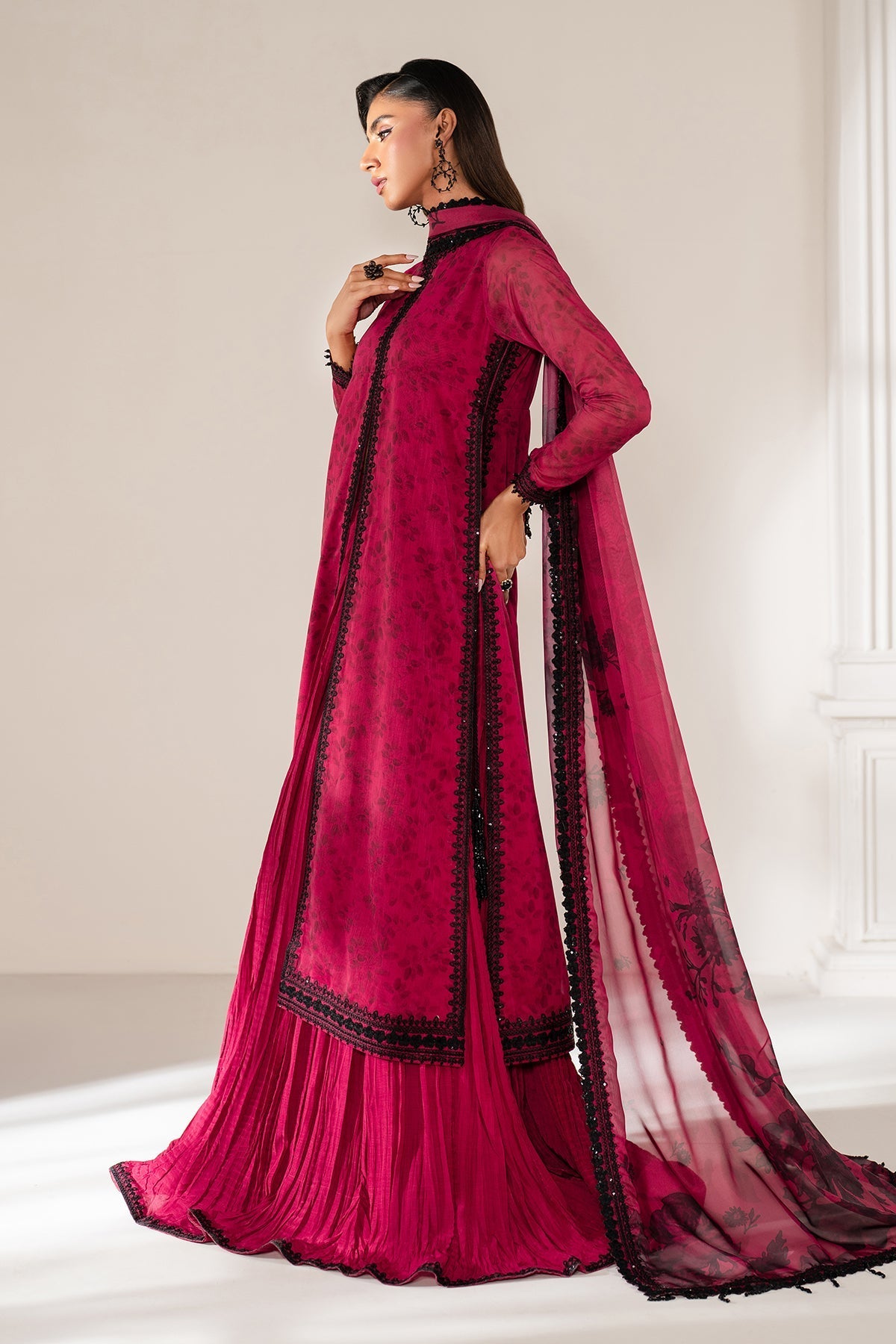 Organza Suit (3-Piece) by Baroque – SF-4138, Photo 9