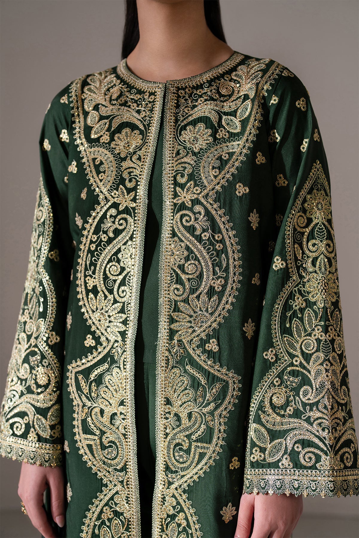Raw Silk Suit (3-Piece) by Baroque – SF-4139, Photo 3