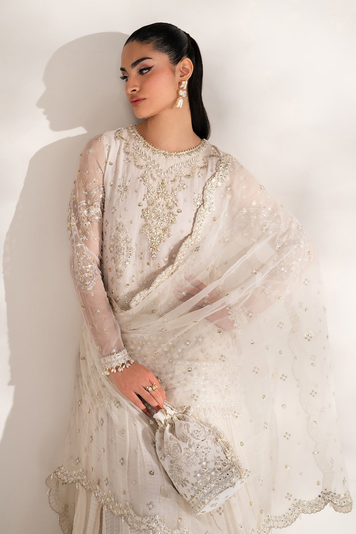 Chiffon Suit (3-Piece) by Baroque – SF-4140, Photo 3