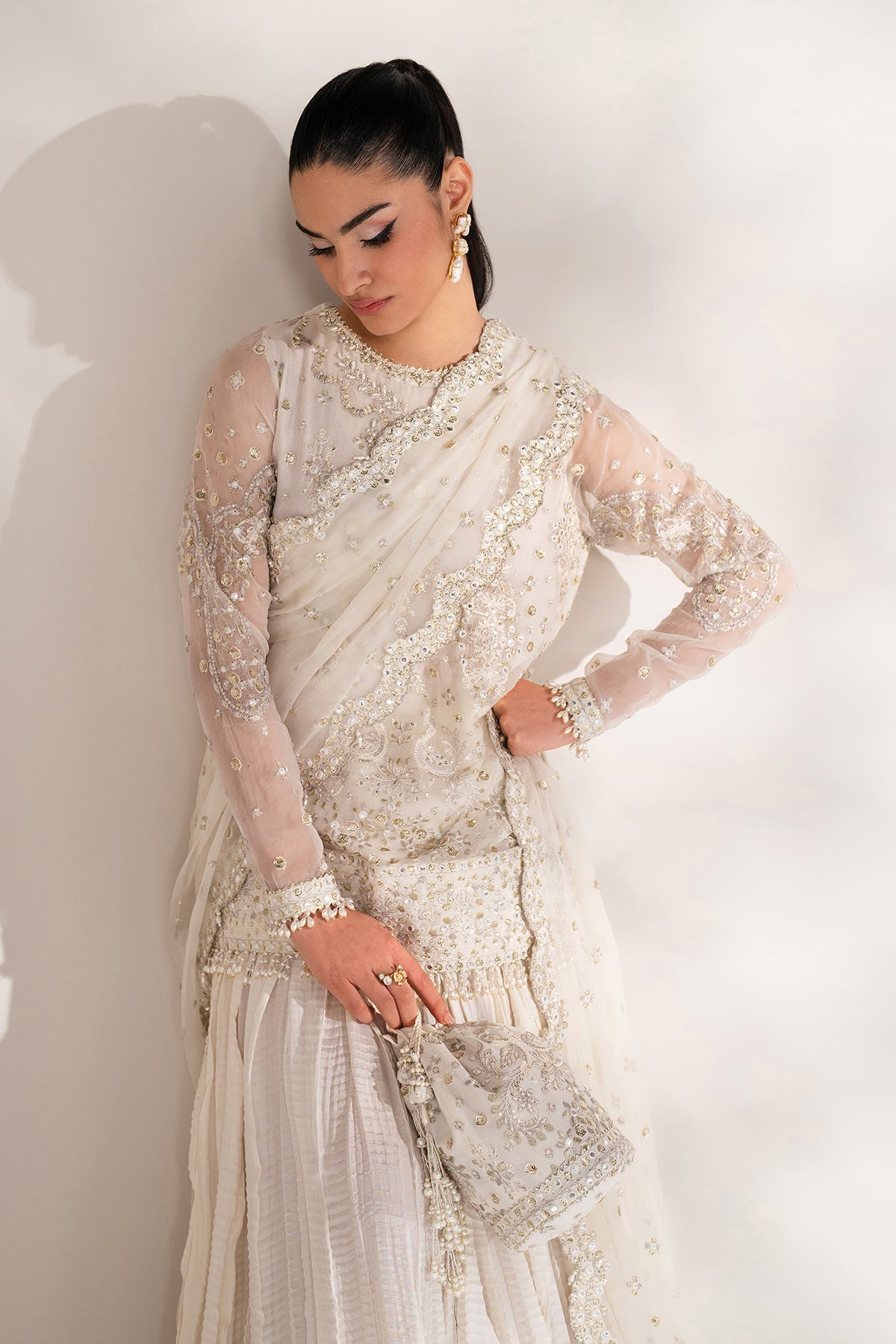 Chiffon Suit (3-Piece) by Baroque – SF-4140, Photo 5