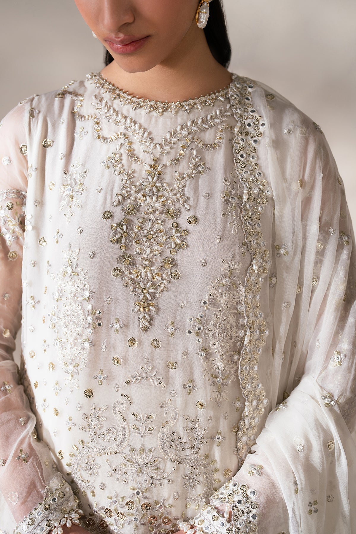 Chiffon Suit (3-Piece) by Baroque – SF-4140, Photo 6