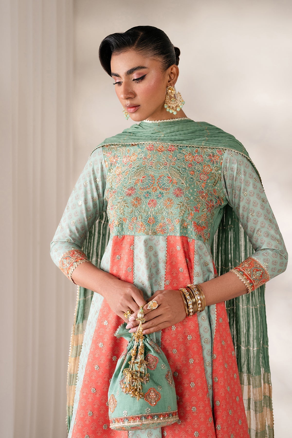 Raw Silk Suit (3-Piece) by Baroque – SF-4141, Photo 4