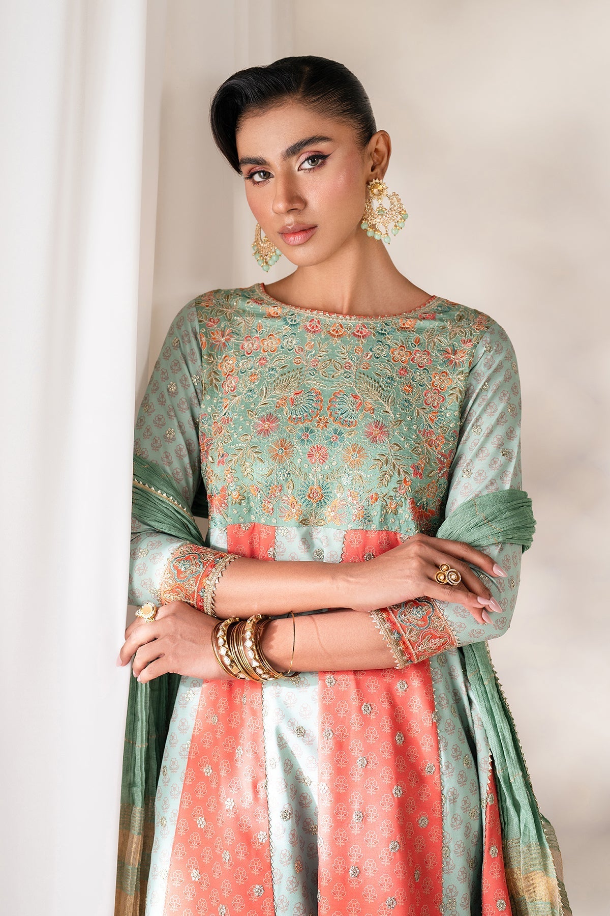 Raw Silk Suit (3-Piece) by Baroque – SF-4141, Photo 5