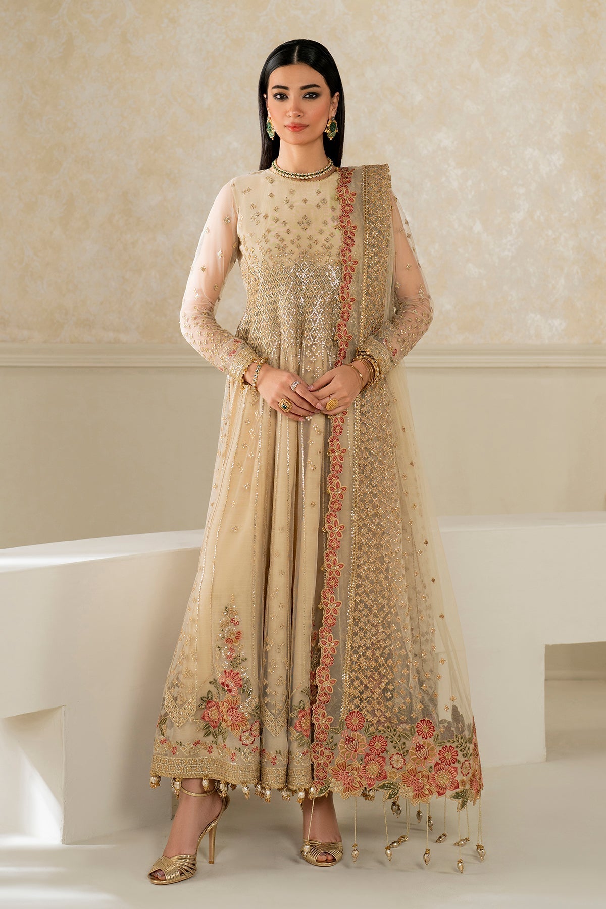 Organza Suit (3-Piece) by Baroque – SF-4159