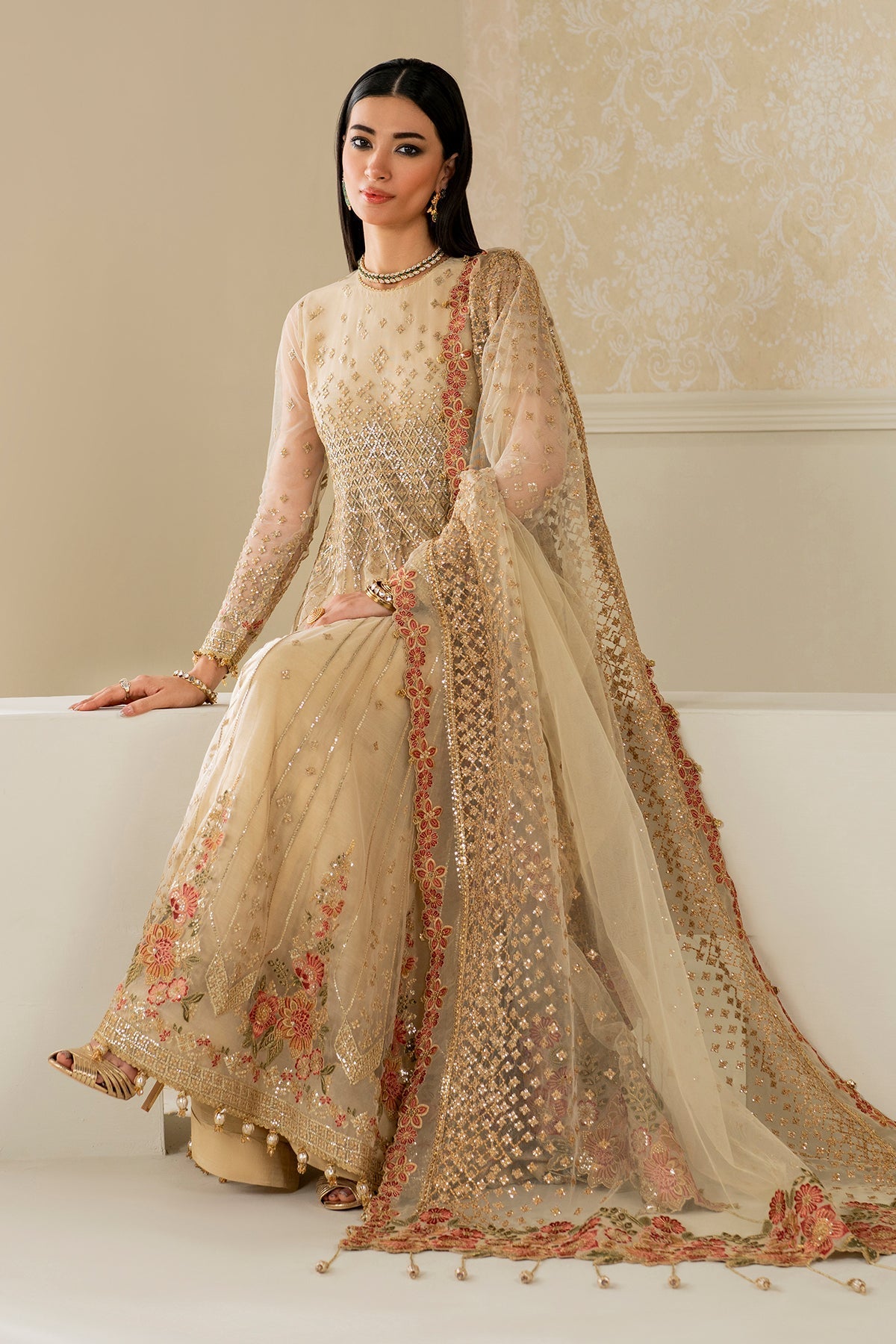 Organza Suit (3-Piece) by Baroque – SF-4159, Photo 6