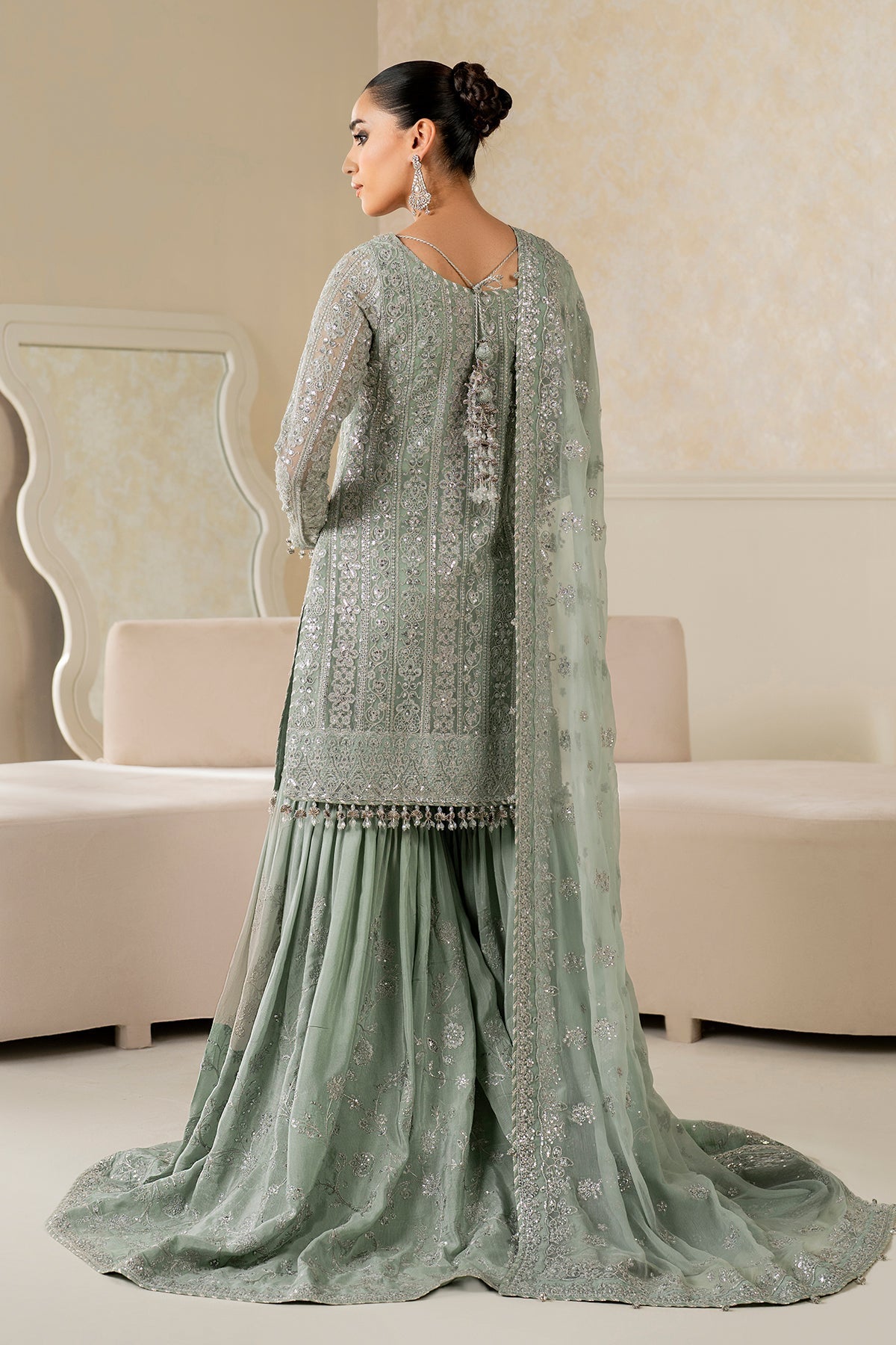 Organza Suit (3-Piece) by Baroque – SF-4160, Photo 2