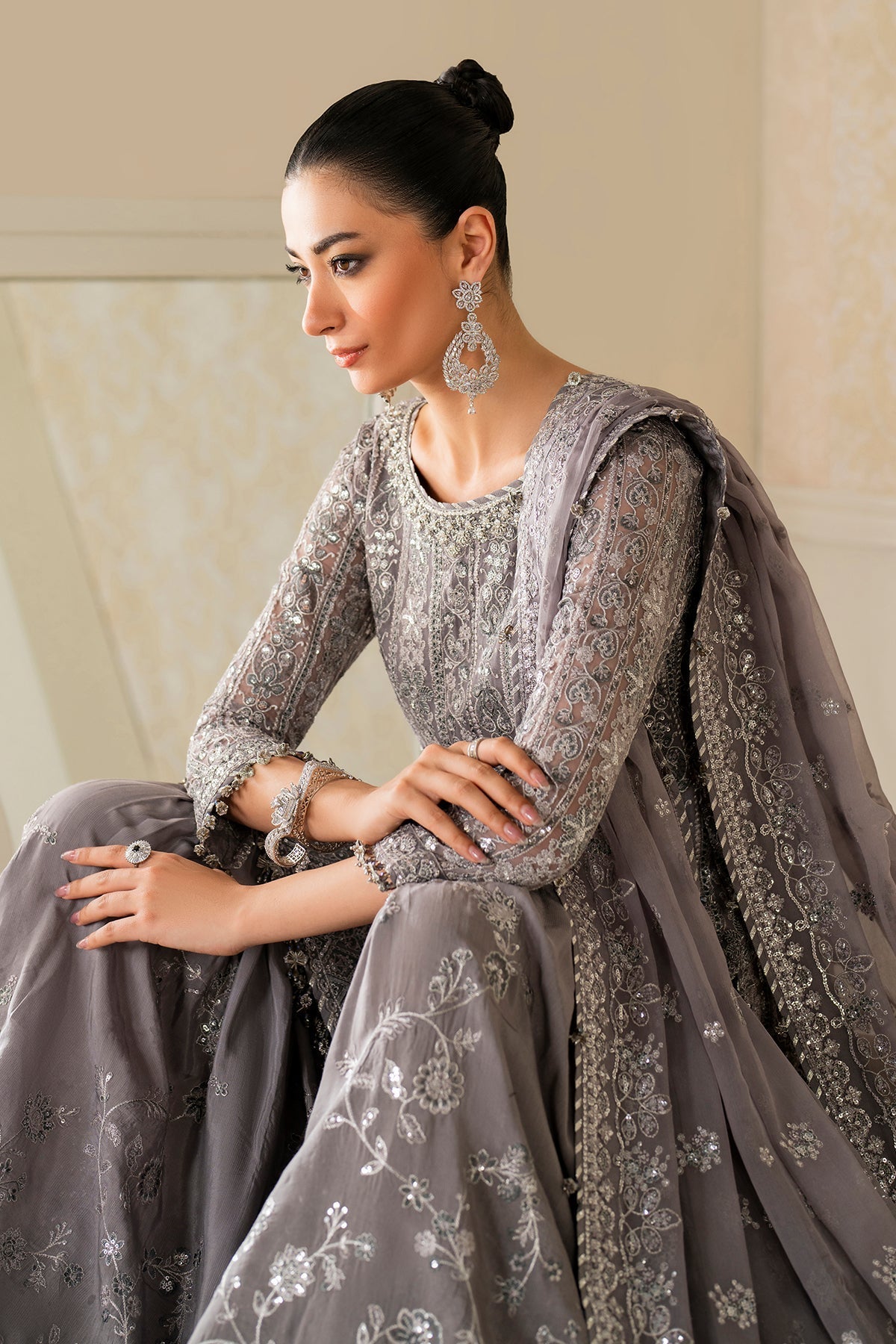 Organza Suit (3-Piece) by Baroque – SF-4161, Photo 5