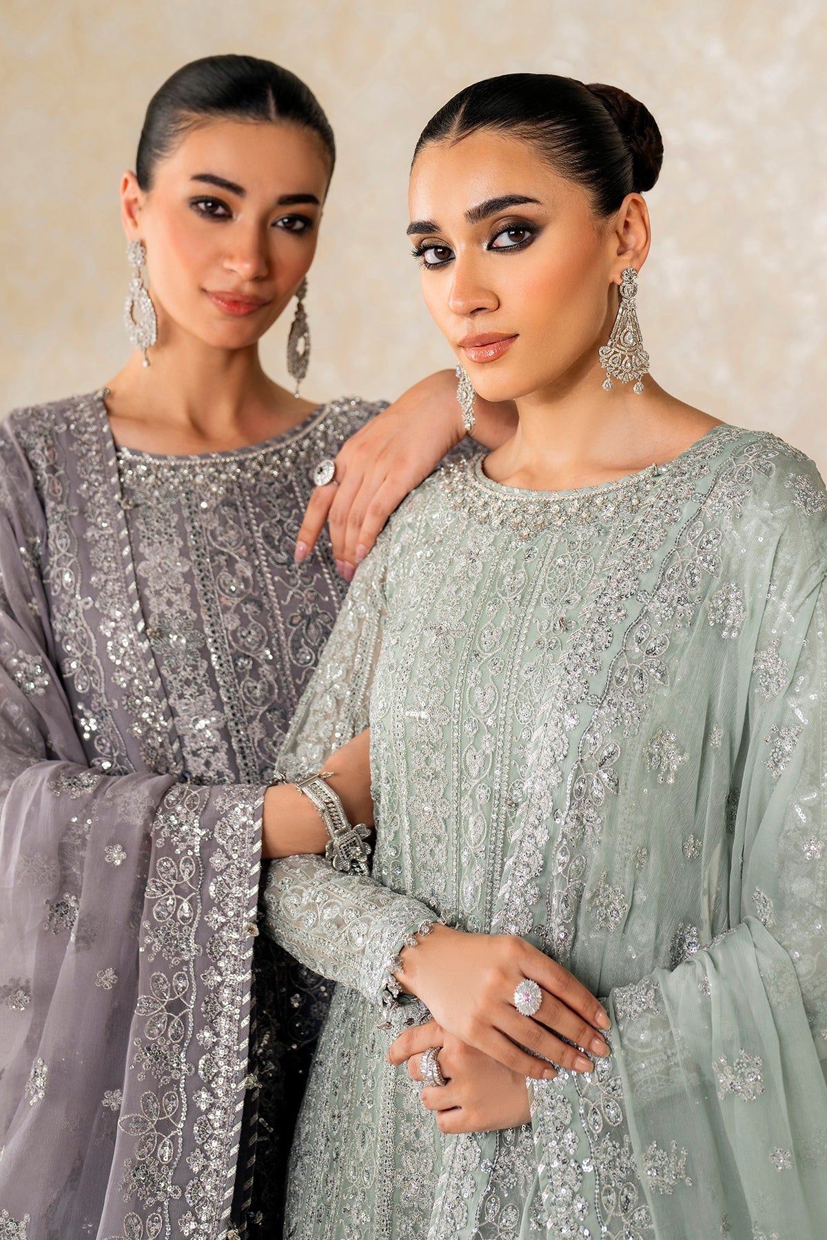 Organza Suit (3-Piece) by Baroque – SF-4161, Photo 11