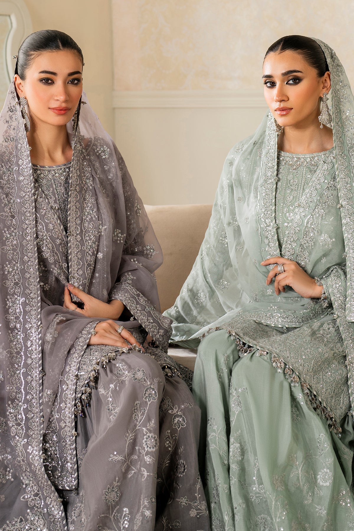 Organza Suit (3-Piece) by Baroque – SF-4161, Photo 13