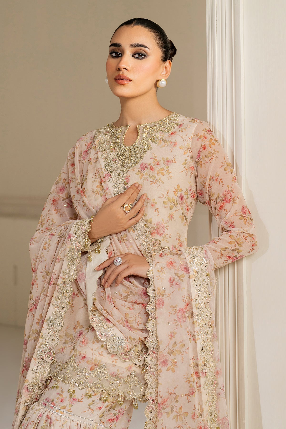 Organza Suit (3-Piece) by Baroque – SF-4164, Photo 3